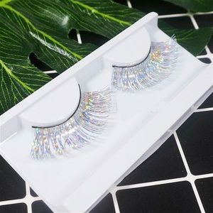 Halloween lashes silver eyelashes feather lashes